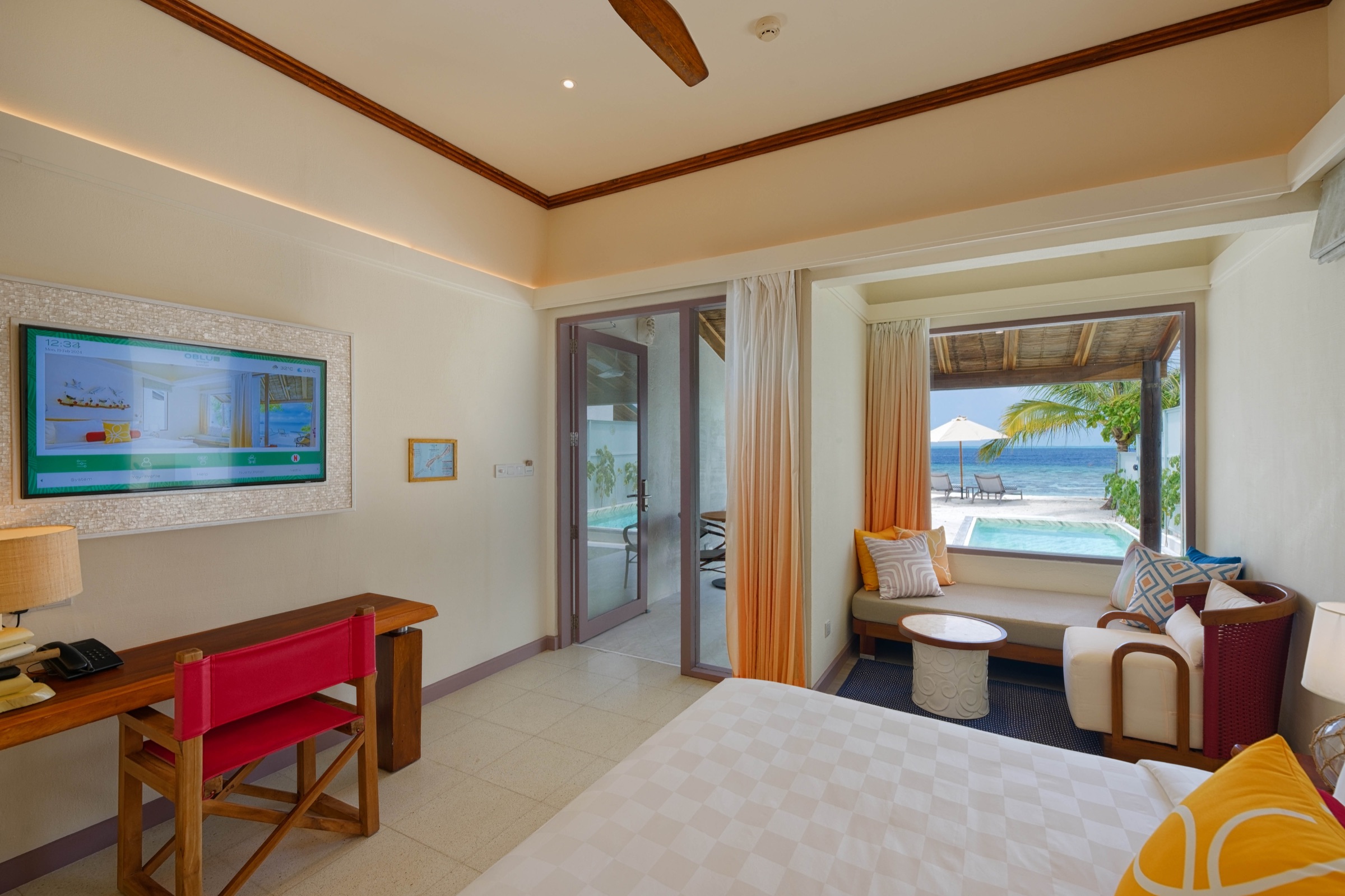 Deluxe Beach Villa with Pool at OBLU NATURE Helengeli by SENTIDO, view 4